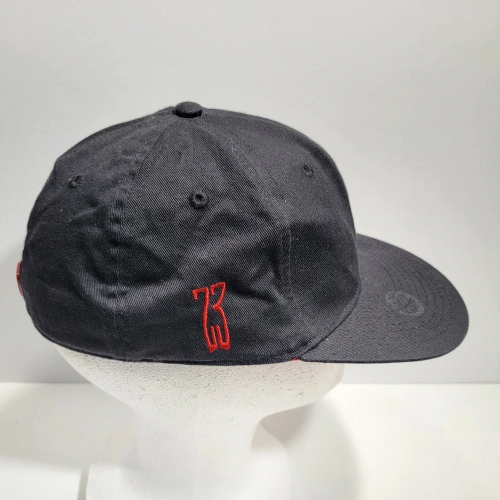 Jordan Hat Cap Black Baseball Hiker Hiking Flat Brim Embroidered Logo Youth
